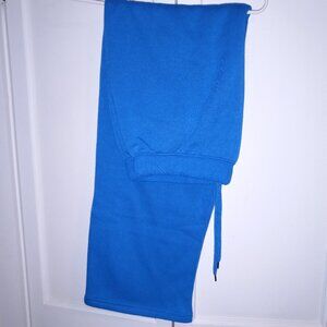 Woman Within Better Fleece Pants -Bright Cobalt- Drawstring Large 18/20